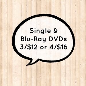 🔴ALL $5 and $7🔴 DVDs are 3/$12 or 4/$16